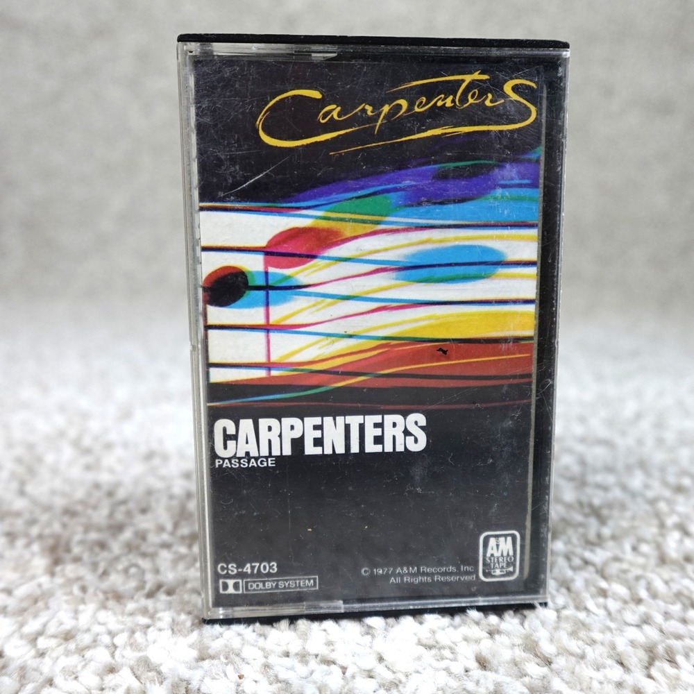 Carpenters Passage Cassette Tape 1977 A&M Records CS-4703 Vintage Soft Rock
